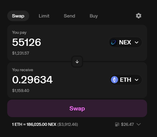 claimed $NEX airdrop x.com/NexusChainsNet…