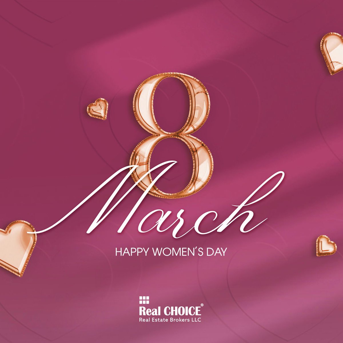 Happy International Women's Day to all the incredible women around the world! 🌟 Today, we celebrate your strength, resilience, and countless achievements. Keep shining, inspiring, and empowering! 💖

#InternationalWomensDay #IWD2024 #WomensDay #RealChoiceDubai