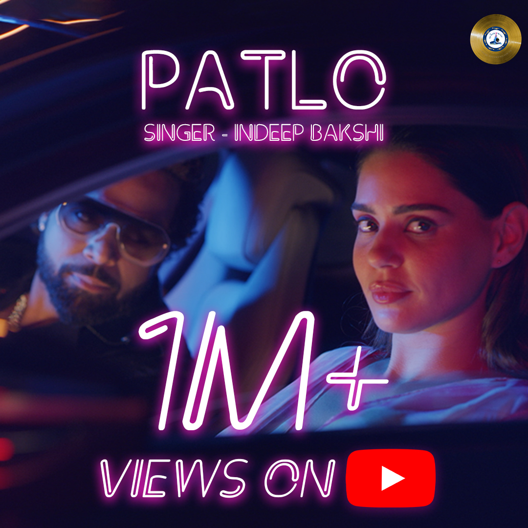 We just hit 1,000,000 views on YouTube and it’s only just the beginning!!! Thank you all for your love and support for #Patlo

Watch the full song from the link below if you missed it
youtu.be/P8kxn0chNO4

#LuciferMusic #Patlo #PatlobyIndeep #punjabisong