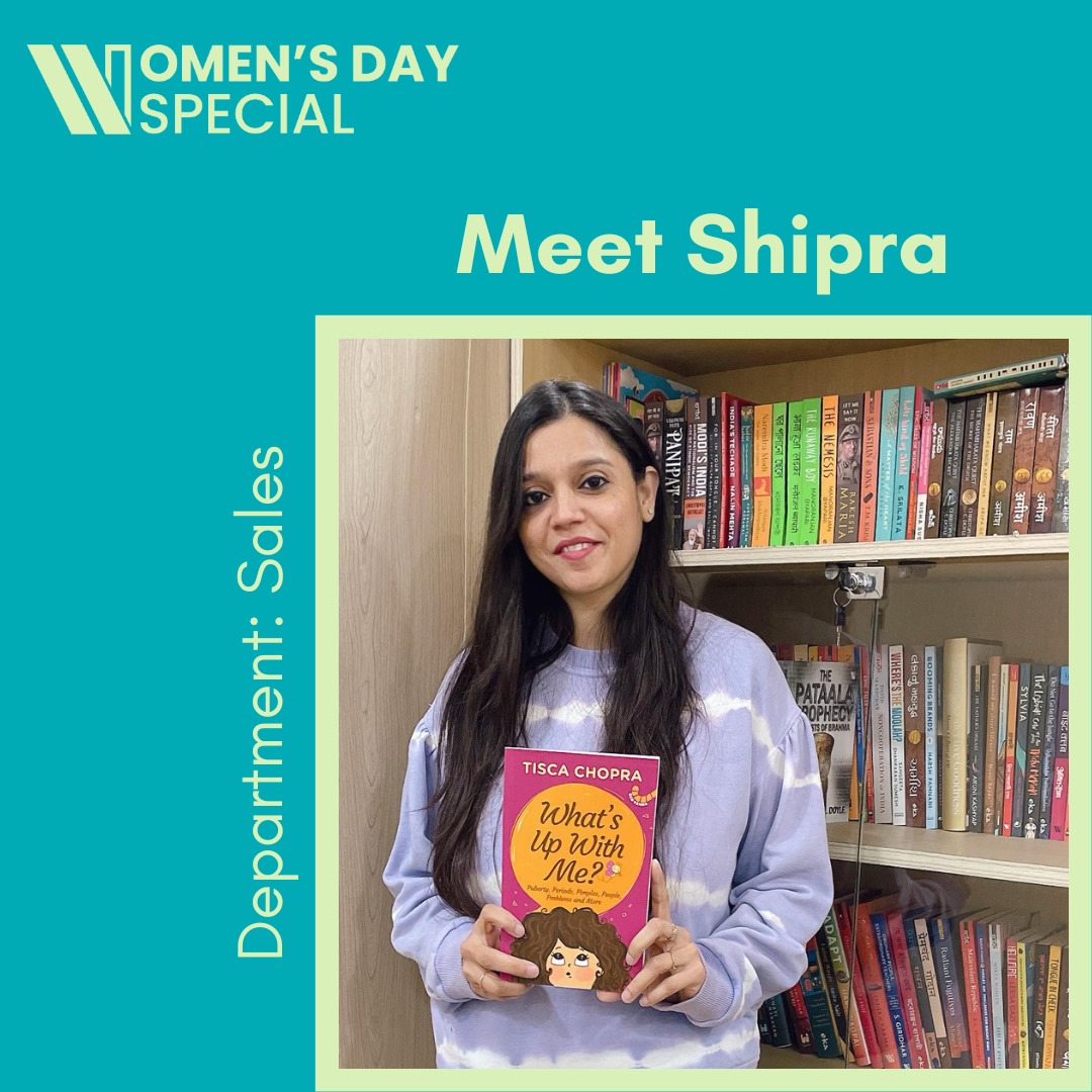 The woman making sure all our titles make it on time, to not only the bookstores but also to journalists, authors and everyone else is Shipra. Shipra is constantly juggling orders from all across the country and breaking the myth that sales is a 'male' job. #WomensDay2024