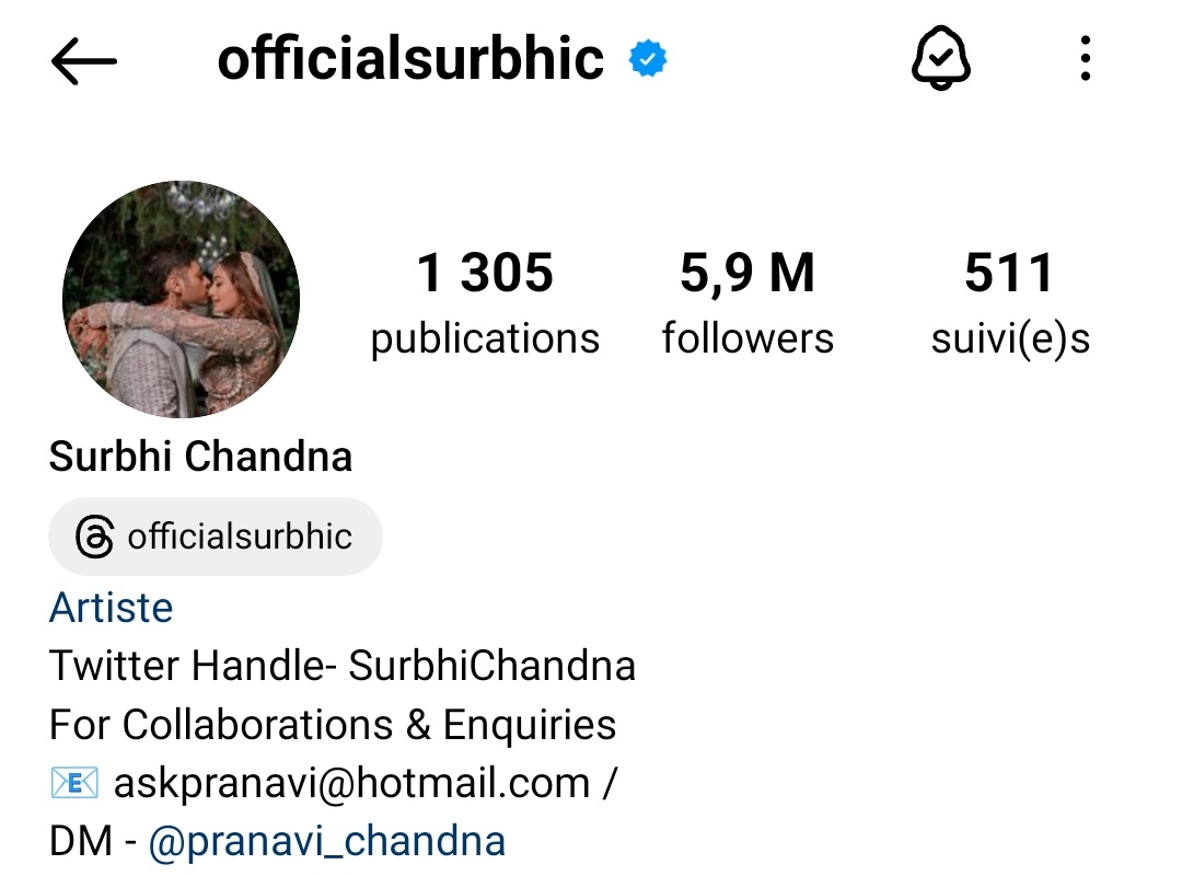 Ilaydaprincesse's tweet photo. Congratulations My Girl for hitting 5.9M Insta Fan Family 😍🥳
Keep shining and winning more hearts ❤️🧿
#SurbhiChandna #SCFanFamily https://t.co/5GkGZykDKm