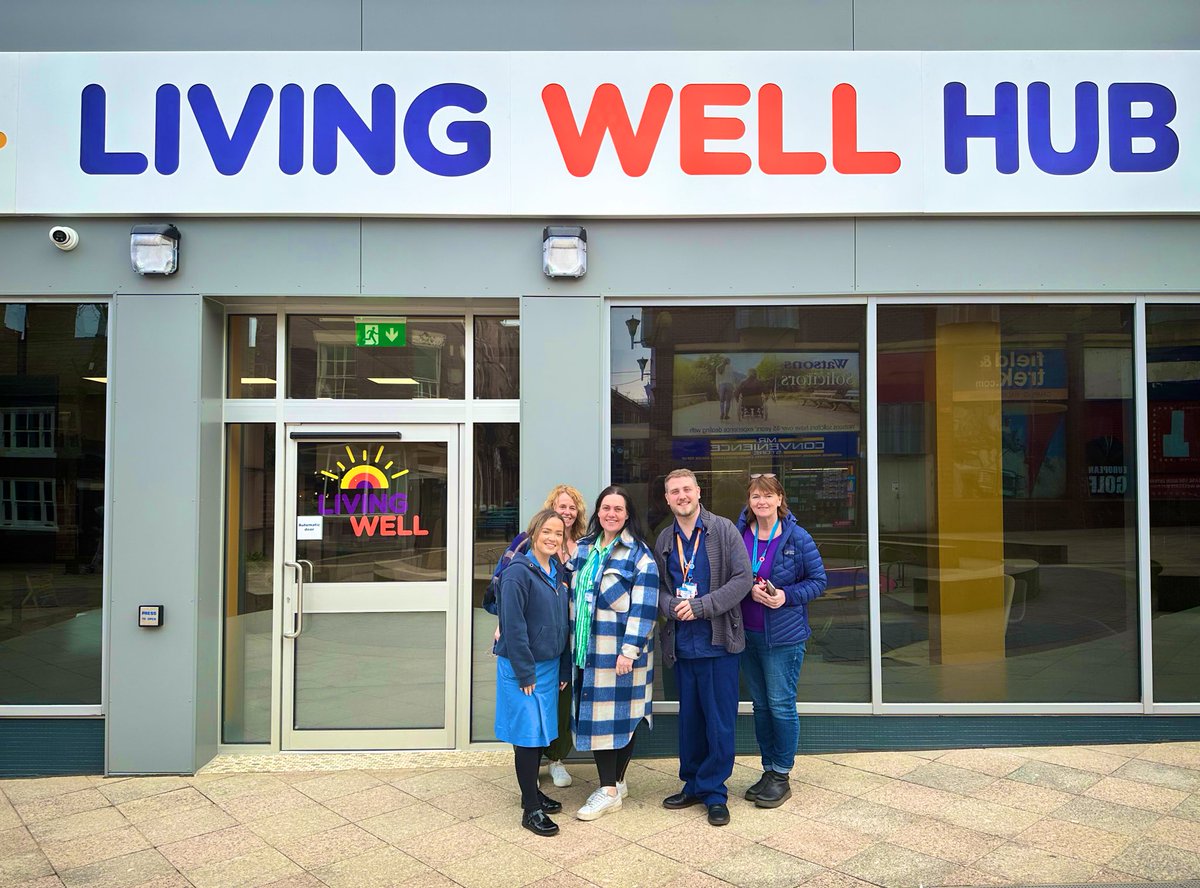 Yesterday my team was inducted at the new living well hub. Lots of smiles from the team, as we know how vital this resource is for our local population and the opportunities it will provide to enhance the service we provide alongside our partner services! @AilsaGJ @lucycgardner