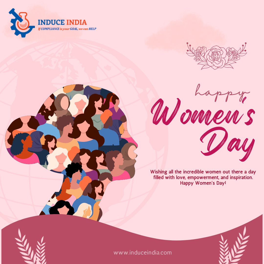 Wishing all the incredible women out there a day filled with love, empowerment, and inspiration. Happy Women's Day! 
.
.
#happywomensday #internationalwomensday #induceindia #womenempowerment #indianwomen #narishakti #naarishakti