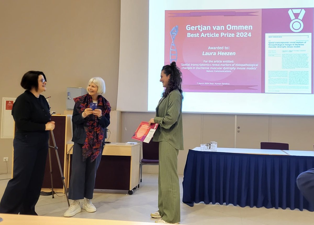LauraHeezen's tweet photo. Thrilled to announce that I've been awarded the prestigious Gert-Jan van Ommen 'Best Article' Prize! 📚 Grateful for the support and trust of my supervisors throughout this journey. This honor is a testament to our collaborative efforts. Excited for more impactful research ahead! https://t.co/mf7agoYx8m