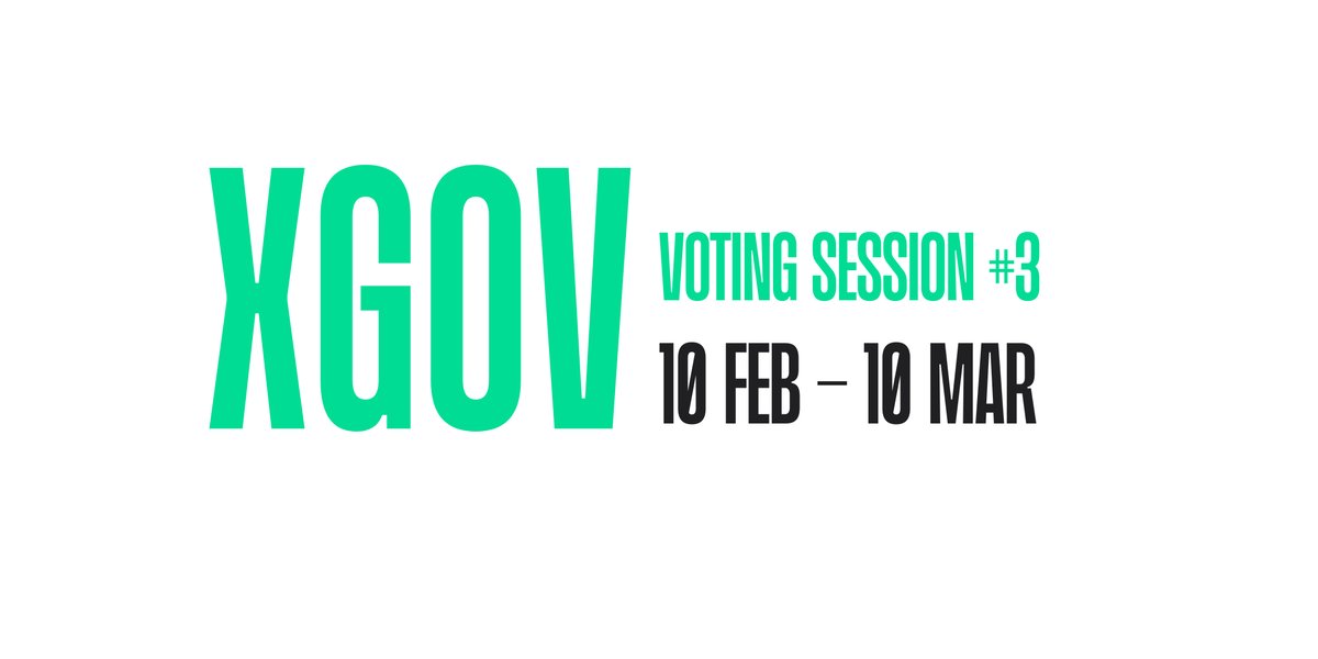 📣 Hello xGovs! 

You have 2 days left to cast your votes.

80% of xGovs have already voted.

Vote in the xGov portal 👇
xgov.algorand.foundation