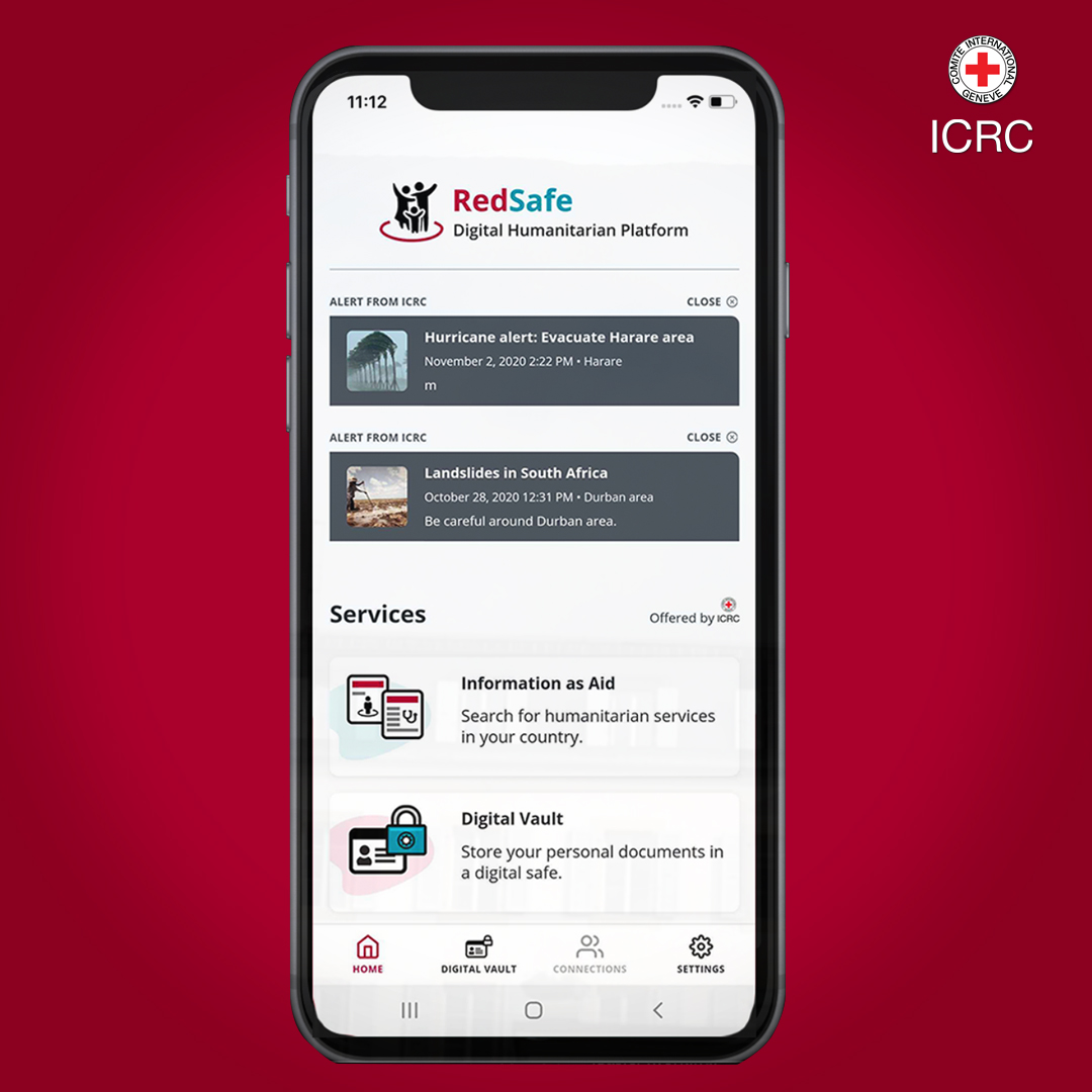 ICRC_SAfrica's tweet photo. Have you lost contact with a loved one and don’t know what happened to them?

The   ICRC helps connect people separated by armed conflicts, migration, and disasters.

Get in touch via #RedSafe App  👇🏾 https://t.co/YulcksH25R