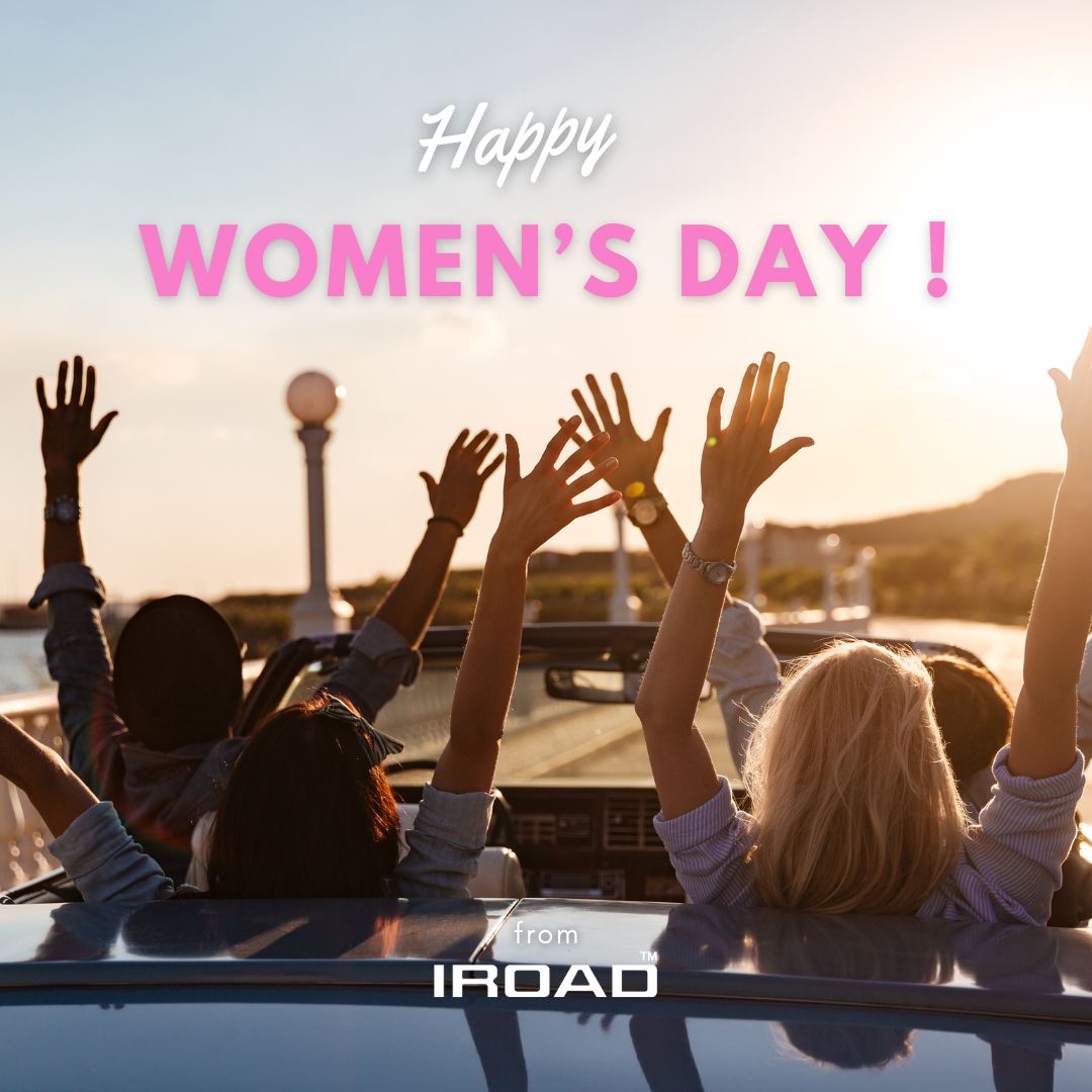 iroadglobal's tweet photo. 💐 Happy International Women's Day! 💐

#iroaddashcam #iroad #iroadglobal #carcamera #dashcam #dashcamera #drivesafe #internationalwomensday https://t.co/tBa1ssLkZ3