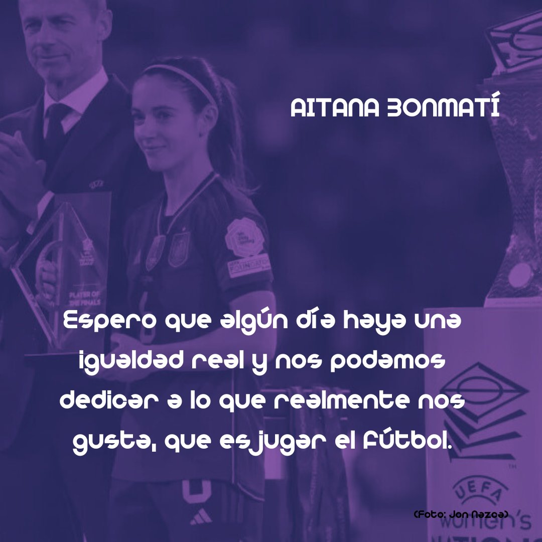 FutbolistasON's tweet photo. Feliz día de la mujer 💜⚽️

Nos hacemos eco de grandes #referentes del #FutbolFemenino 

#MartaSilva #AlexMorgan #AitanaBonmati

#8deMarzo2024 
#DiaInternacionalDeLaMujer https://t.co/ZkNDNqKwKa