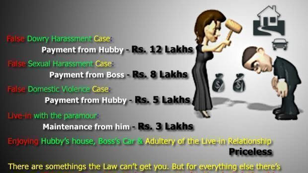 Dilip1981_SIFF's tweet photo. today in modern India there is billion dollar industry of affair plus alimony business, where women cheat husband within permission of law of India.
Happy international #falsecaseday to sach woman
 
#8thMarchFalseRapeDay
#FalseCaseDay https://t.co/MnDynlQcZ7