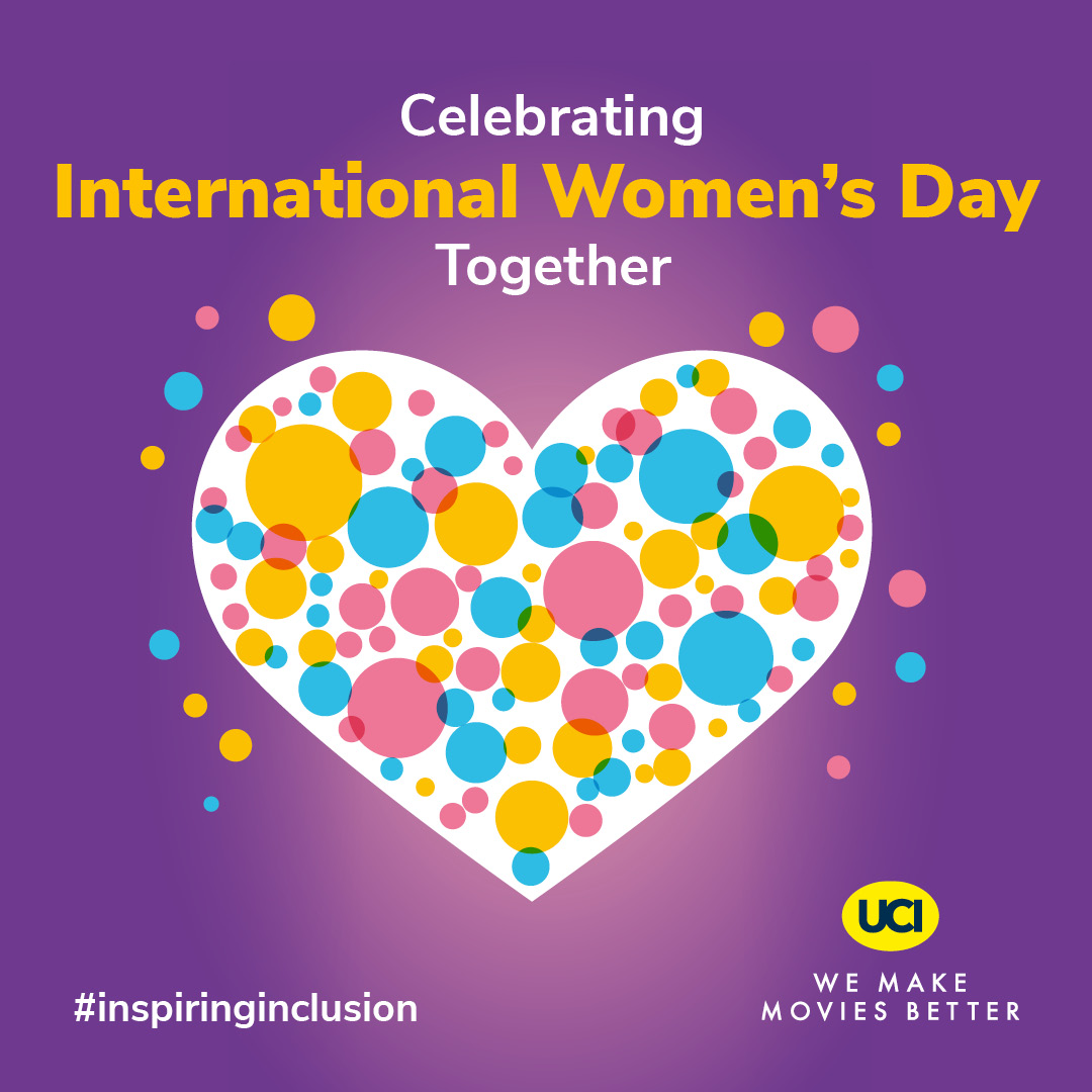 ucikinode's tweet image. Wir wünschen euch alles Beste zum internationalen Frauentag 💜 Bei UCI feiern wir den IWD, weil wir uns für einen Arbeitsplatz einsetzen, in dem Frauen gleichberechtigten Zugang zu allen Möglichkeiten haben, zu wachsen, erfolgreich zu sein und ihr volles Potenzial zu entfalten.