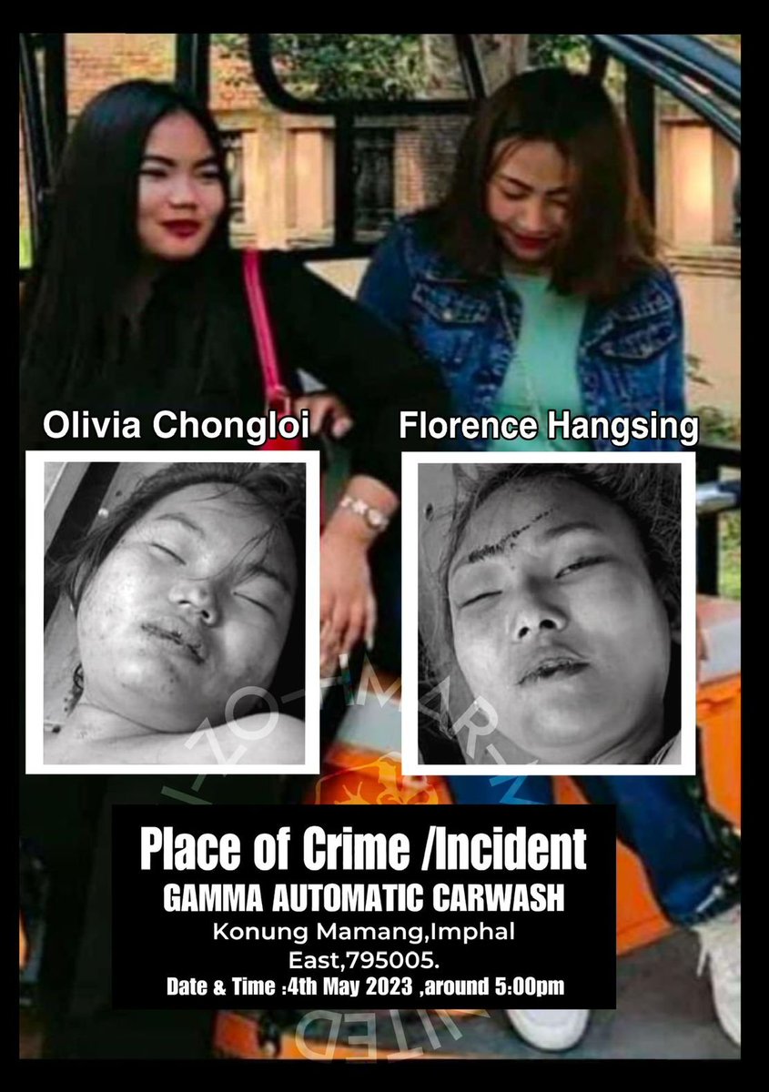 TaQchapa89's tweet photo. They could hve celebrated Women's Day today,and their loved ones could hve brought flowers,but sadly the meiteis radicals brutally assaulted and killed them on May3rd in Imphal. No one could have imagined dying in ths way!May you hve a fantastic Women'sDay celebration in paradise https://t.co/jMftFVMWfR