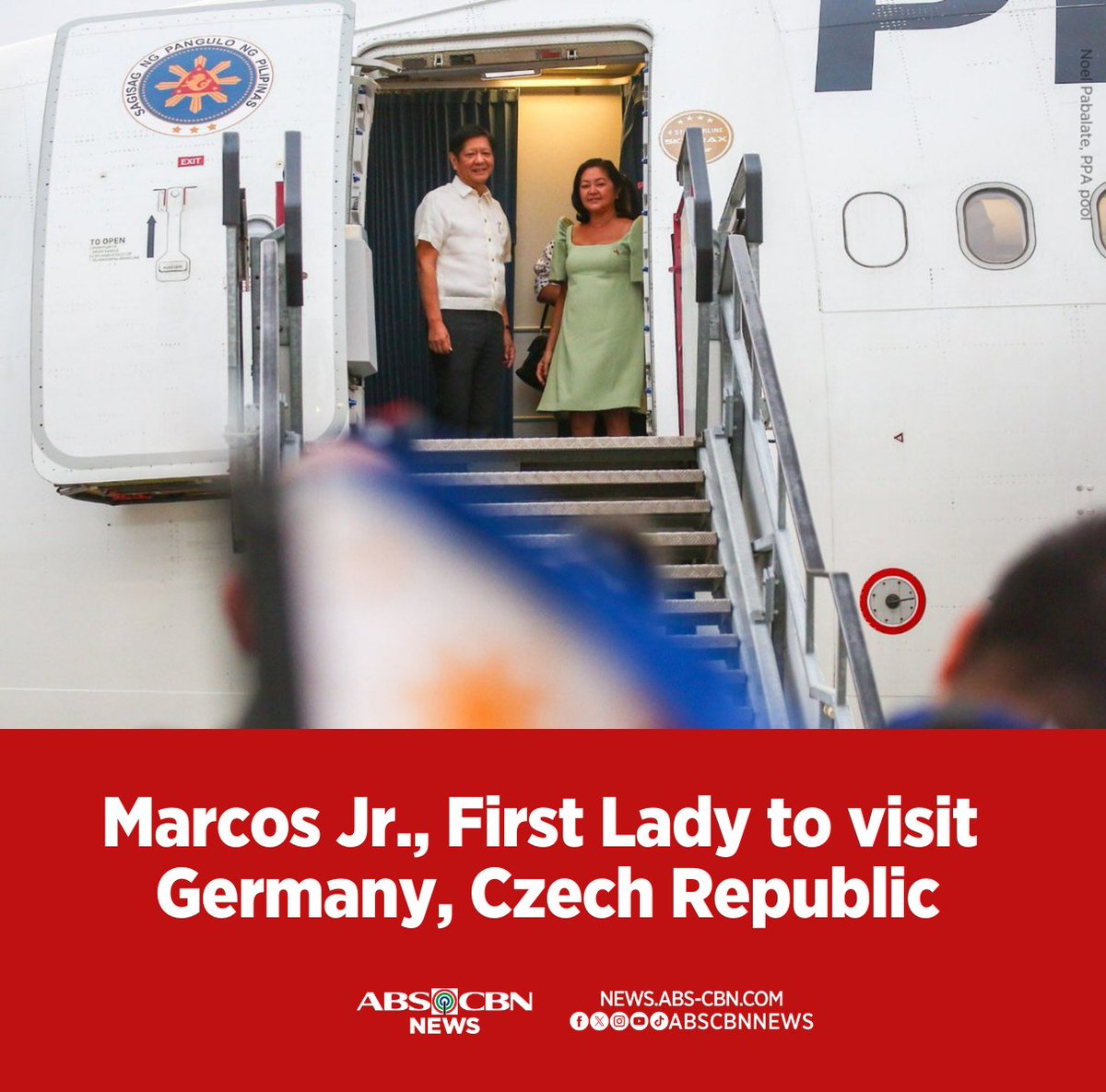 ABSCBNNews's tweet photo. Limang araw matapos makauwi mula Australia, biyaheng ibang bansa ulit si Pangulong Ferdinand Marcos Jr.
 
Basahin: https://t.co/JX5m3KDAGr https://t.co/JqfRAjcp9J