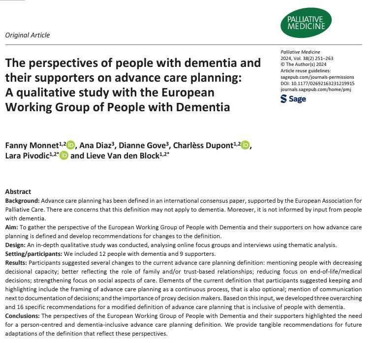 Palliative Medicine tweet media