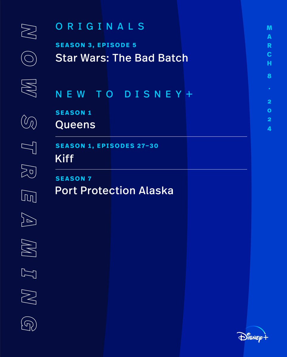 A royally good weekend. 👑 

Stream #NatGeoQueens, #TheBadBatch, and so much more on #DisneyPlus. #NowOnDisneyPlus