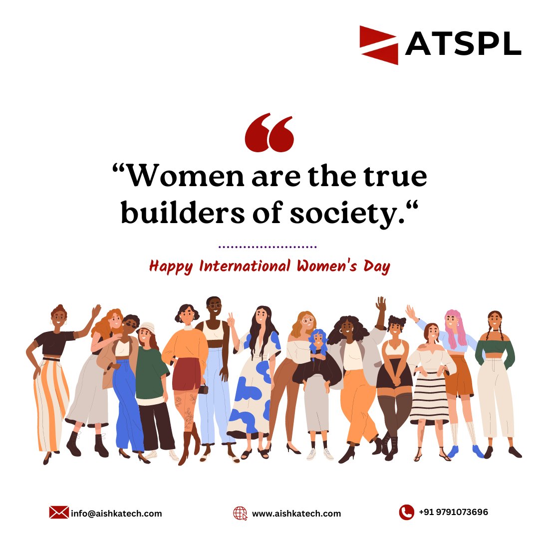 Aishkatech11's tweet photo. Empowerment knows no bounds. 💪 Celebrating the strength, resilience, and brilliance of women everywhere this #WomensDay! 💐 Let's continue breaking barriers, shattering stereotypes, and paving the way for a more inclusive tomorrow. #AishkaTech #InternationalWomensDay" 🌟✨ https://t.co/PS2l6rnGhl