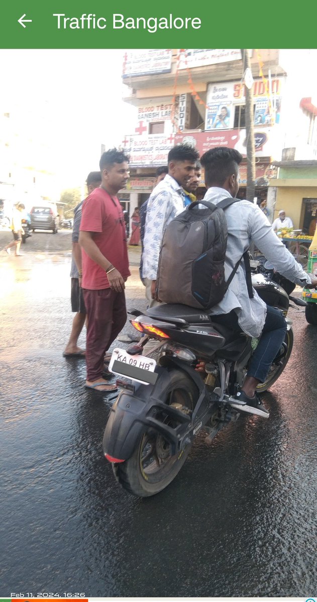 calmalesh's tweet photo. @blrcitytraffic I have received a Notice for Traffic Violation for not wearing a Helmet. This isn't me, this isn't my bike and on the day of Violation I wasn't in Bangalore. Some random guy is using the same registration number as mine. 
How to resolve this issue?
@alokkumar6994 https://t.co/ITIcN2suJv