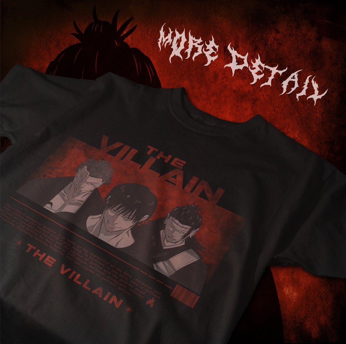 TrinadiNovan's tweet photo. Untuk order design bisa langsung DM 🔥
MENYALA ABANGKUH 🔥

#design #anime #villain #series #illustration #jujutsukaisen #sukuna #toji #geto #drawinganime #trenddesign #tshirtdesign #oversizetshirt #menyalaabangkuh💥🔥🔥 https://t.co/6yzOokQepW