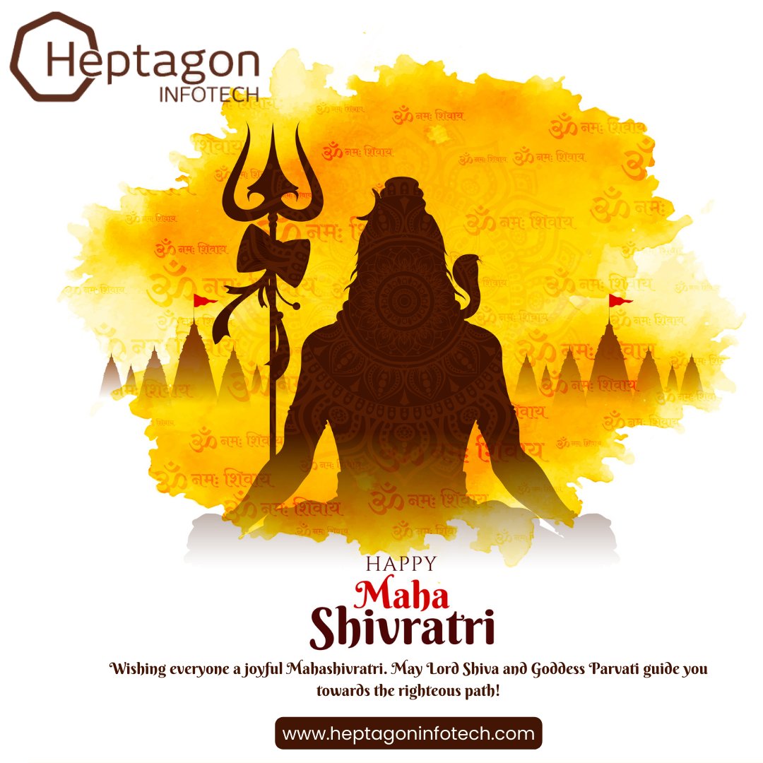HeptagonInfote1's tweet photo. Wishing everyone a joyful Mahashivratri. May Lord Shiva and Goddess Parvati guide you towards the righteous path! 📷📷
#mahashivratri #mahashivratri2024 #lordshiva #HI #heptagoninfotech #mahadev #shivshakti #shivratrispecial https://t.co/hN02zbP1Zb