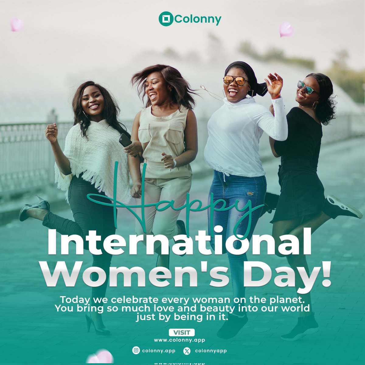 Colonnyapp's tweet photo. Invest in women: Accelerate progress 🤝

Happy International Women's Day from Colonny!

#Colonnyapp #InternationalWomensDay 
#WomensDay2024 https://t.co/JBnbE38bSP