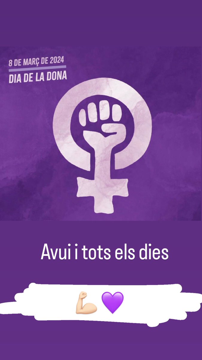 nomesrespira's tweet photo. Avui i tots els dies!! #8M2024 #8Març2024 https://t.co/Dg83Atdbrf
