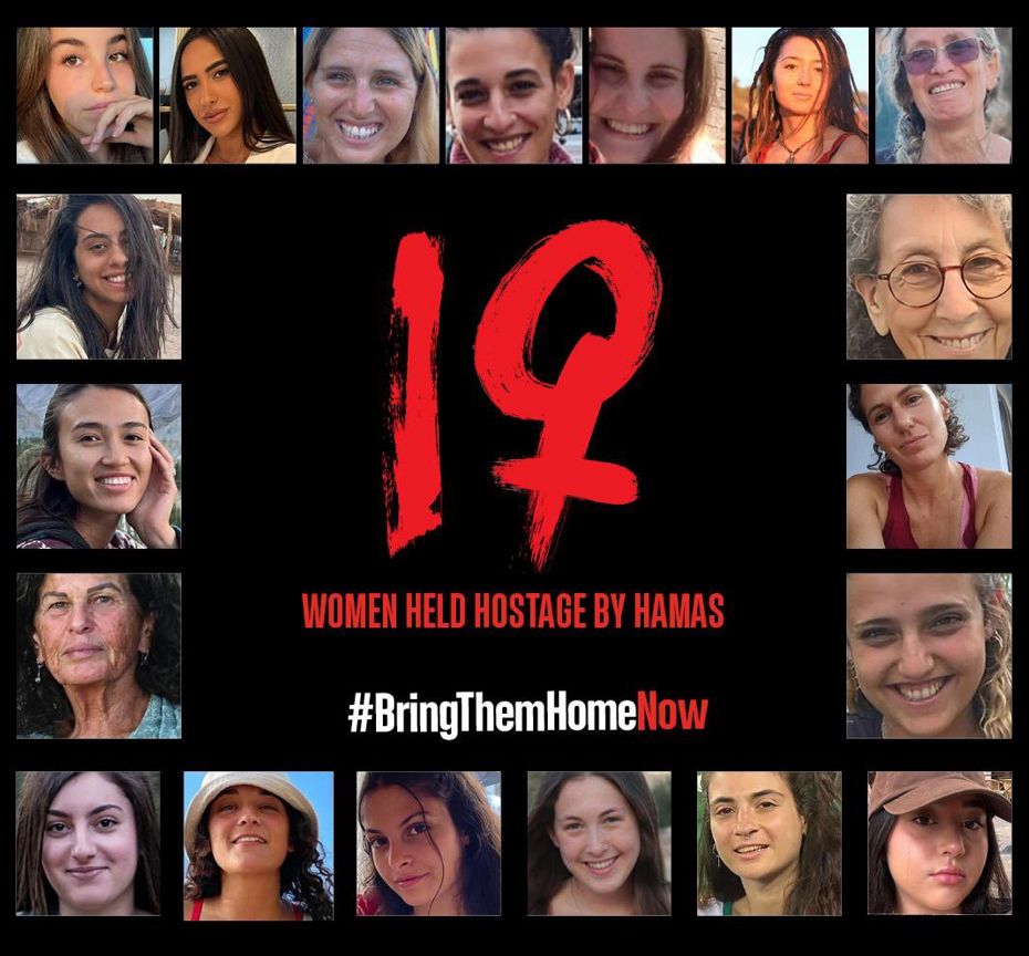 Today, it's International Women's Day. Today, more than any other day, we have to remember: Naama, Judy, Noa, Romi, Arbel, Carmel, Maya, Eden, Inbar, Doron, Liri, Daniela, Shiri, Shani, Karina, Amit, Agam, Ofra, Emily. #BringBackOurGirls #BringThemHomeNow