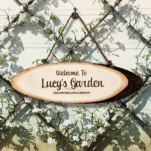 Personalised with any name & line of text at the bottom, this rustic sign is a gift idea for any gardener / garden lover lilybluestore.com/products/perso… 

#welcomesign #garden #rustic #personalised #giftideas #mhhsbd #earlybiz