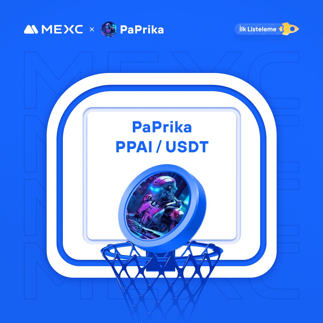 🚀 <a href="/PPAI_Ai/">PaPrika</a> $PPAI - Kickstarter Oylama Sonucu ve Listelenme Planı

🔁 $PPAI/USDT Alım Satımı: 8 Mart 2024 12.00

📌 Ayrıntılar: mexctr.info/49H42EZ

#MEXCTürkiye #MXToken #MX #BTC