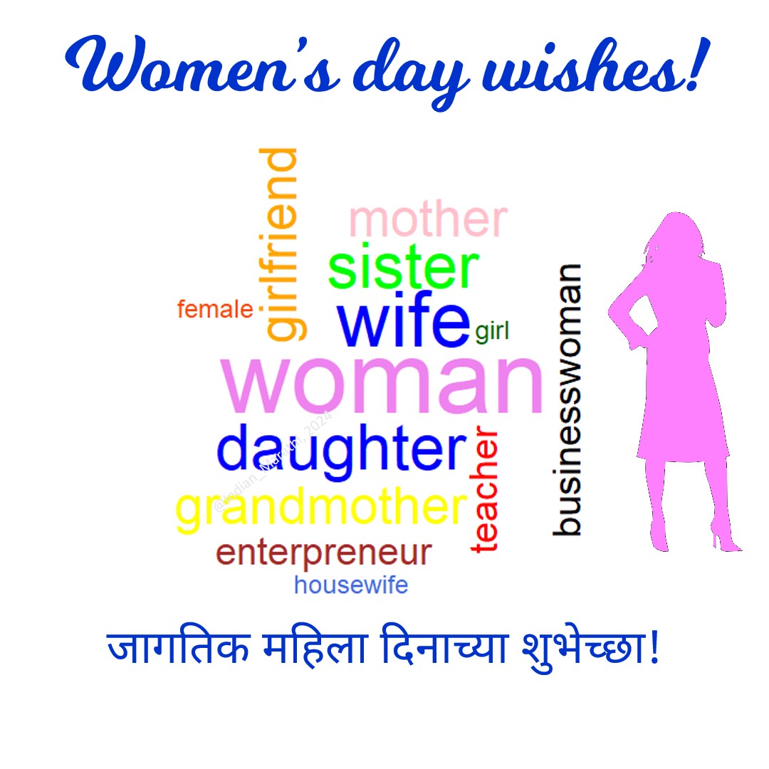 जागतिक महिला दिनाच्या शुभेच्छा ! Wishes on International Women's day! #WomensDay #महिलादिन