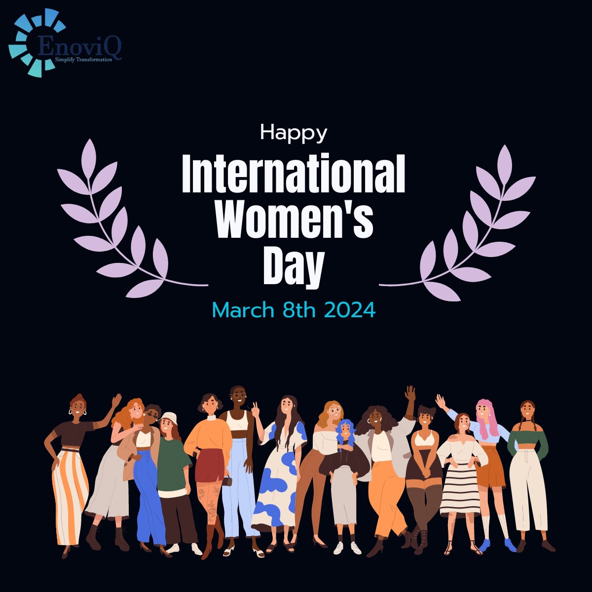 EnoviQtech's tweet photo. From the boardroom to the coding room, women play an integral role in shaping our industry and driving innovation forward. EnoviQ celebrates your brilliance and vision. Happy International Women's Day! 💡👩‍💻

#womenday #internationalwomensday2024 #womenpower #womeninSTEM https://t.co/10v5y0Bldo