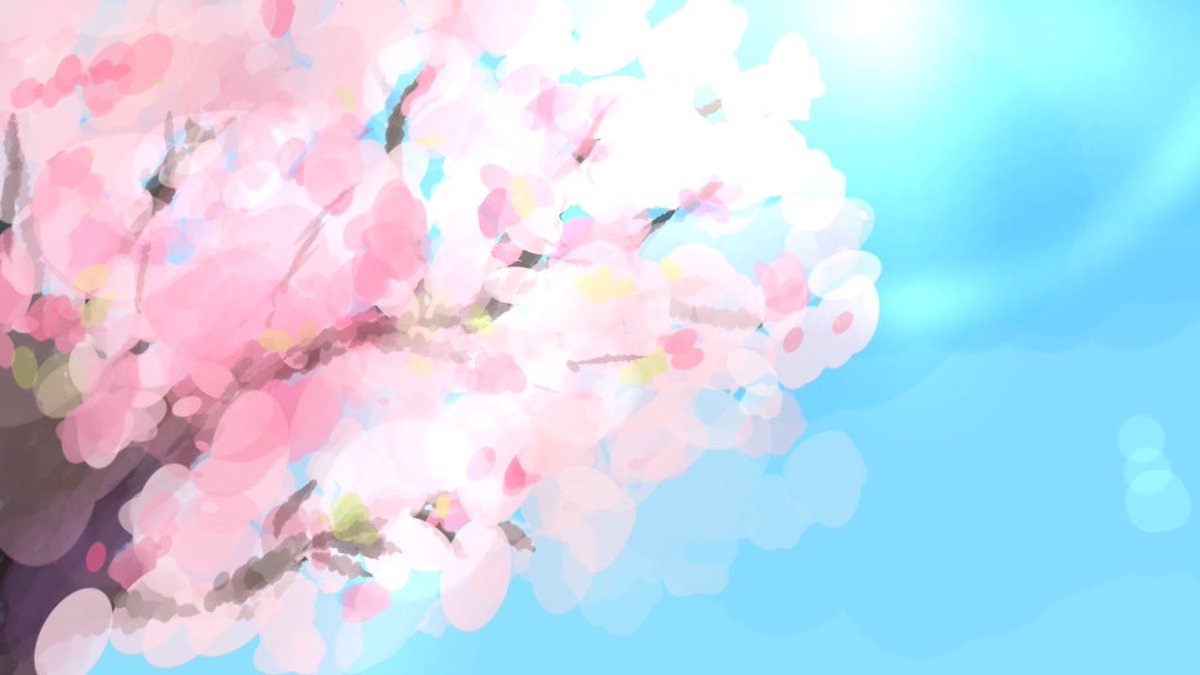 no humans cherry blossoms sky blue sky day outdoors tree  illustration images