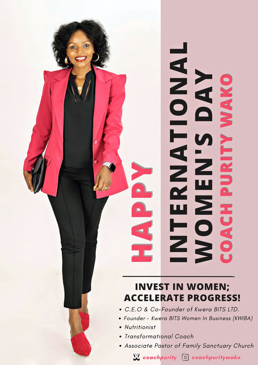 coachpurity's tweet photo. Happy International Women's Day! #happywomensday2024 #CoachPurityWako #PurityWako #Nutritionist #transformationalcoach https://t.co/9i29DosMvq