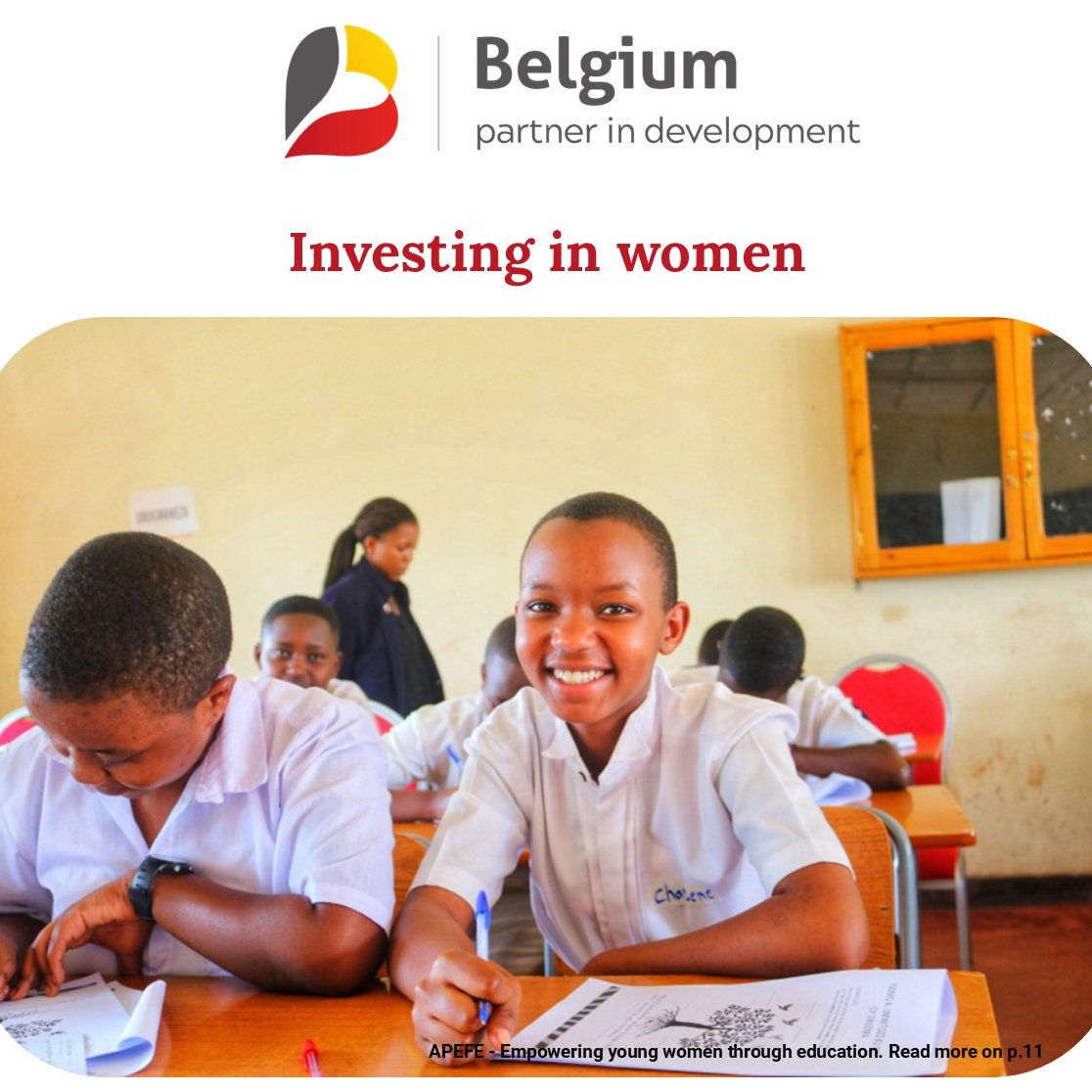 BelgiumRwanda's tweet photo. 👩‍🔧💪💃 Happy International Women's Day!🎉

🗞️We celebrate with a special edition of our newsletter of 🇧🇪 cooperation in 🇷🇼

🎯Invest in Women: Accelerate Progress #IWD2024 

➡️https://t.co/yljXbIyOni

🙏 to all contributors!
@RwandaGender @GenderMonitorRw @BelgiumDGD @carogennez https://t.co/eAIqO7w5CA