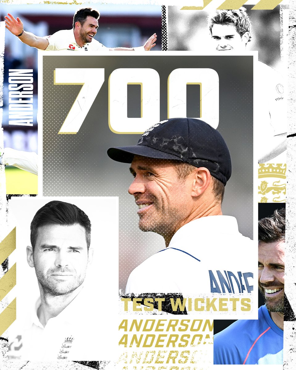 JAMES ANDERSON | 700 TEST WICKETS 🐐 #INDvENG