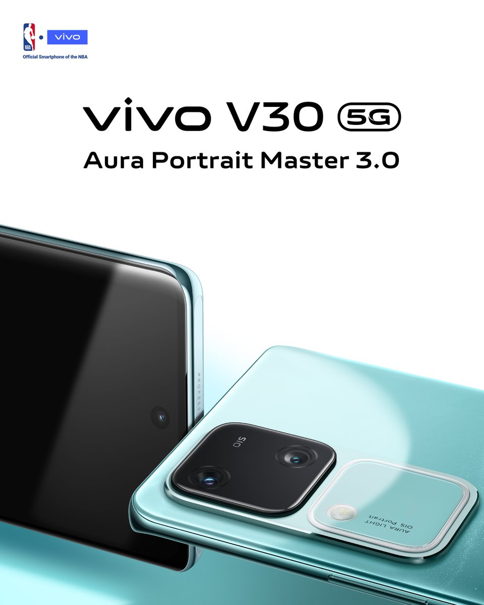 The Official Smartphone of the #NBA, the #vivoV305G comes in with a quick crossover from a basket to your basket soon!

Learn more below!bit.ly/v30_tw-o

#PortraitMasterwithZEISS
#vivoZeissV30Pro5G