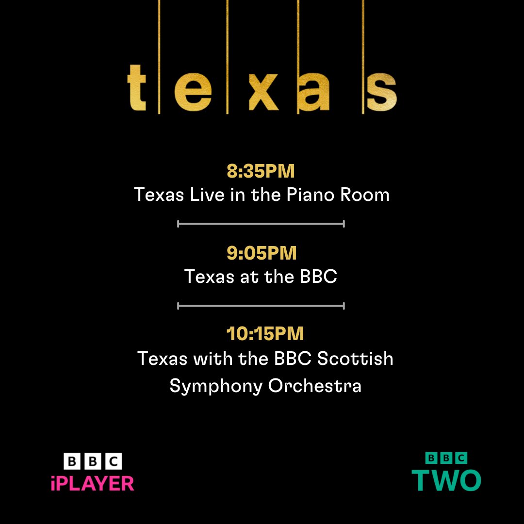 Don't forget, join us tonight on @BBCTwo and @BBCiPlayer for an evening of special live performances. See you tonight!