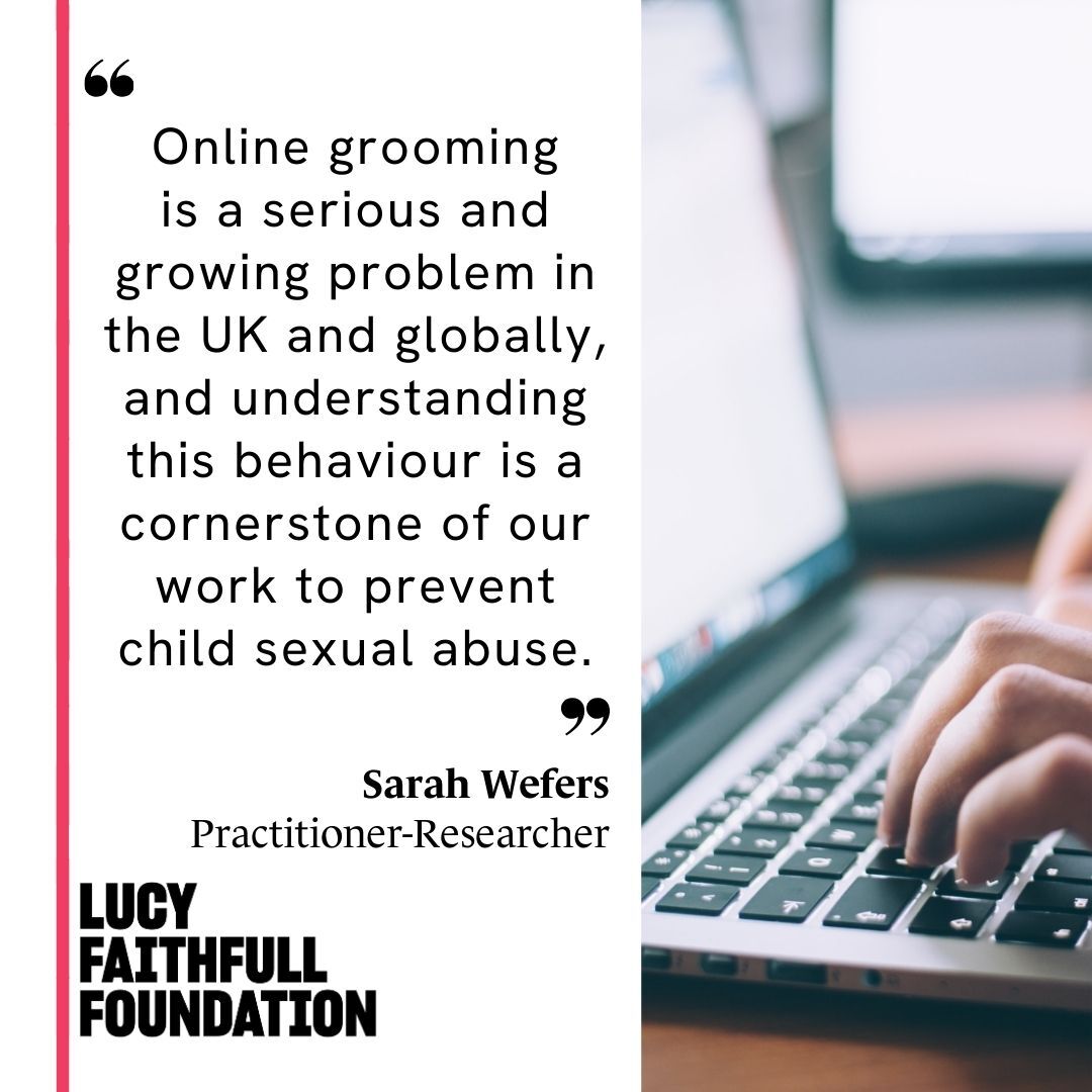 Research is at the heart of everything we do. In this blog post, our Researcher-Practitioner Dr Sarah Wefers discusses how our newly published research into online child grooming will help us on our mission to prevent child sexual abuse. Read more: lucyfaithfull.org.uk/featured-news/…