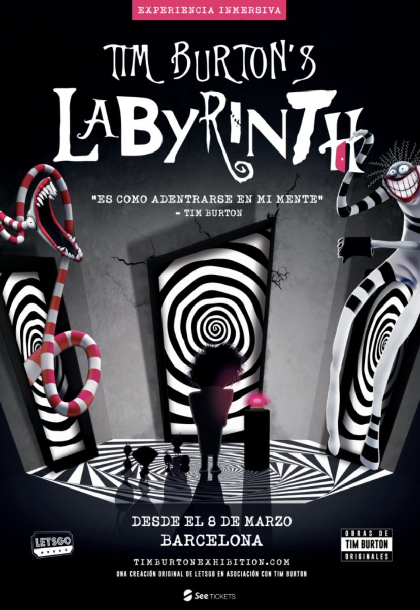 EnPlatea's tweet photo. Ayer estuvimos en la presentación para prensa de TIM BURTON’S LABYRINTH en el #PalacioVictoriaEugenia de @Fira_Barcelona (Montjuic). Norman Marsà nos deja sus impresiones sobre #TimBurtonsLabyrinth https://t.co/JReJnWo5YY @LetsGoCompany #TimBurton #Barcelona @NormanMarsa https://t.co/xUOE0Gi5Pn