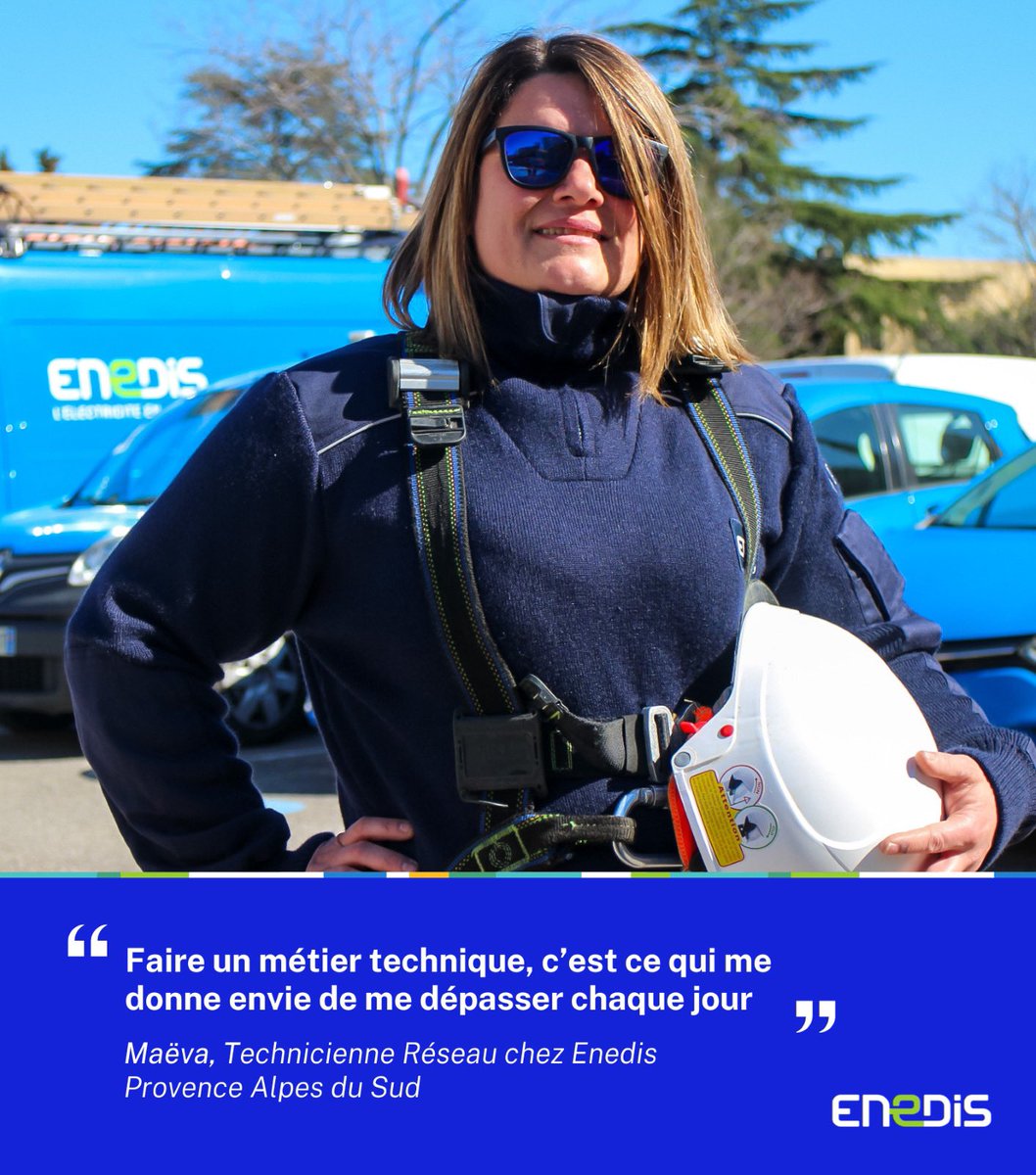 Chez @enedis_prov_alp, la Journée internationale des droits des femmes résonne chaque jour : tous les talents féminins sont essentiels à la réussite de nos missions de #ServicePublic.  

Continuons à construire un avenir où l’égalité et l’inclusion sont notre force 💡💪  #8mars