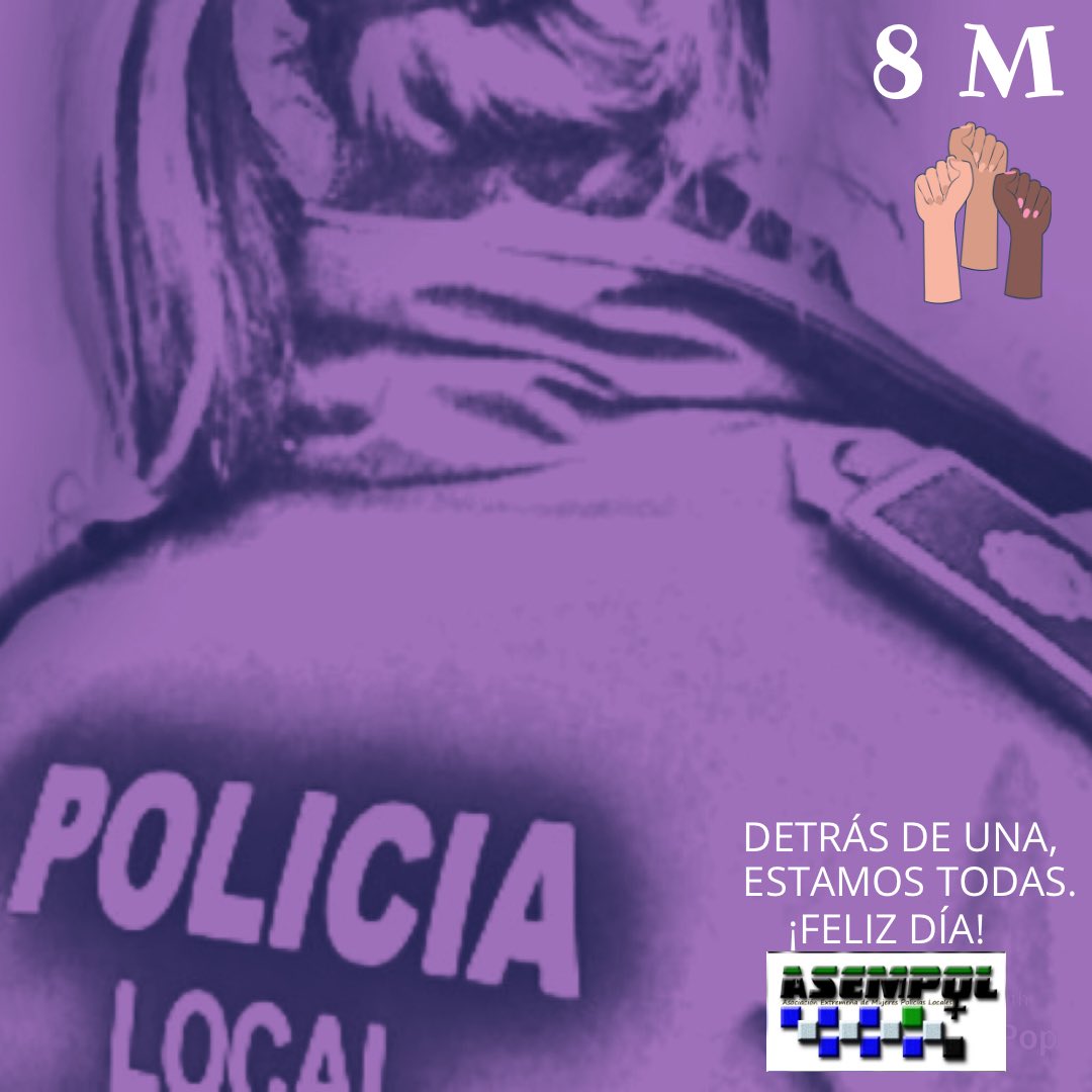 Feliz día! 💜💪🏼 #mujervaliente #mujerpolicia #mujerluchadora
