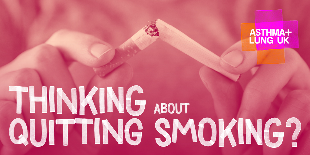 Today is #NoSmokingDay2024 Stopping smoking is one of the best things you can do for your health, especially if you have a lung condition. We have lots of information on our website about the different ways to help you quit: asthmaandlung.org.uk/living-with/st…