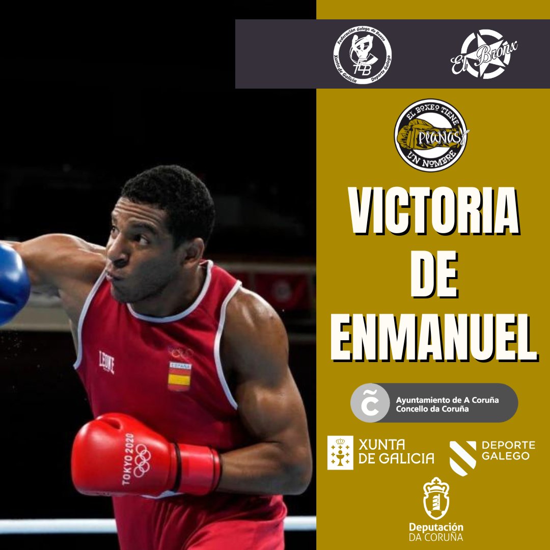 PlanasBox's tweet photo. ¡Felicidades, Enmanuel! 🏆

O noso compañeiro destacou gañando o seu combate contra o medallista olímpico Loren Alfonso. 🥊💥

Mañá, estará de volta no ringue para os oitavos de final. ¡Todo o noso apoio para ti! 💪👊

#Vitoria #Boxeo #Enmanuel #Orgulloso 🎉🥊 https://t.co/eOEIQWn931