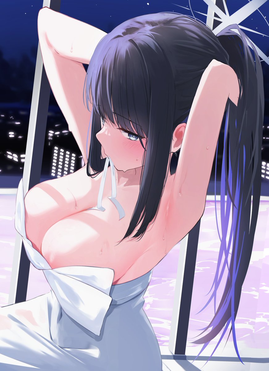 み、見え… 
サオリ💙 #ブルアカ #BlueArchive 