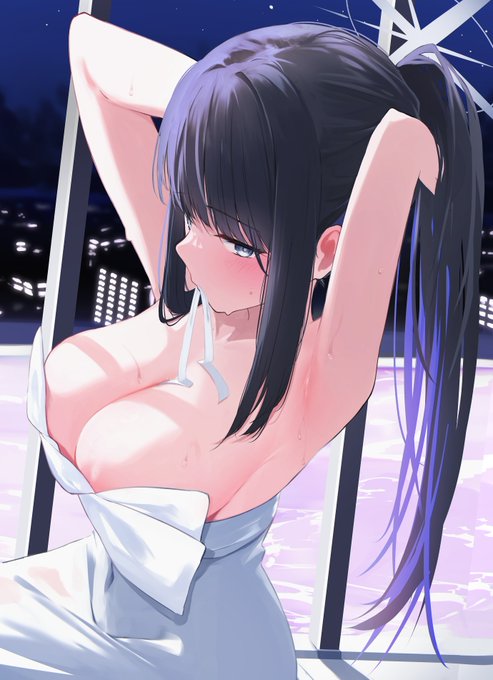 み、見え… 
サオリ💙 #ブルアカ #BlueArchive 