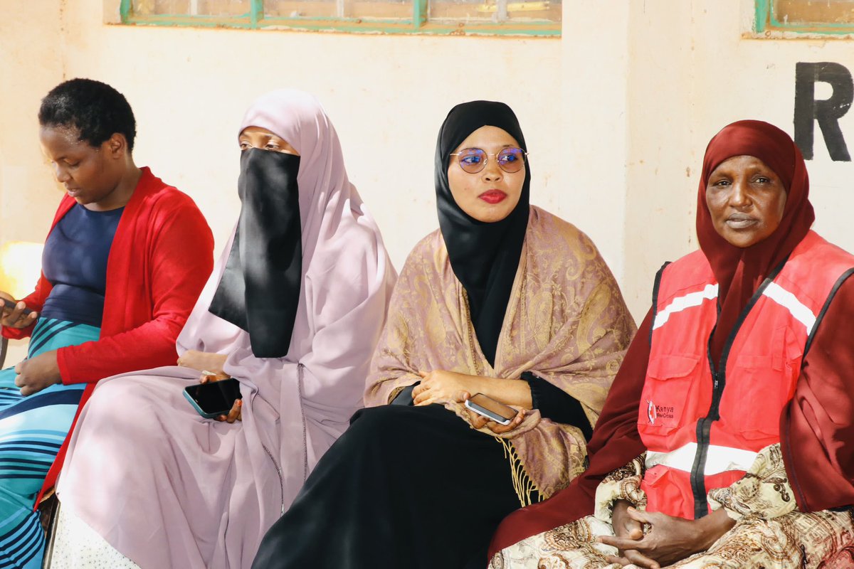 Marking International Women's Day with the Mandera brunch kenya Red Cross, empowering girls at Moi Girls with essential menstrual hygiene supplies and knowledge on how to use. Together, let's break taboos and ensure every woman and girl can manage their periods with dignity.