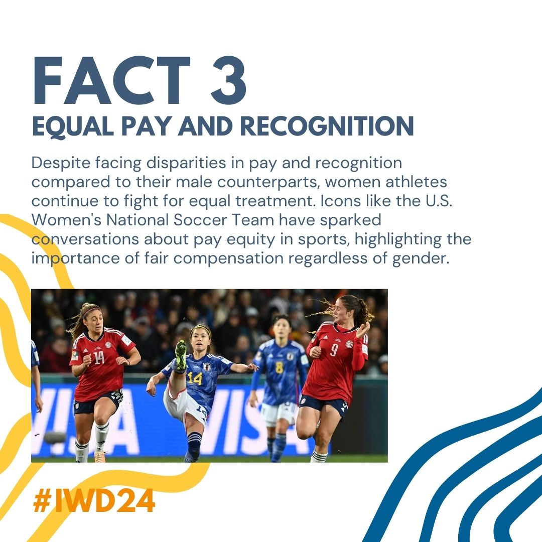 From breaking records to breaking barriers! This IWD, we're celebrating the achievements and contributions of women in sports, these facts underscore the importance of supporting and empowering women in all aspects of life, to build a brighter and more inclusive future. #IWD