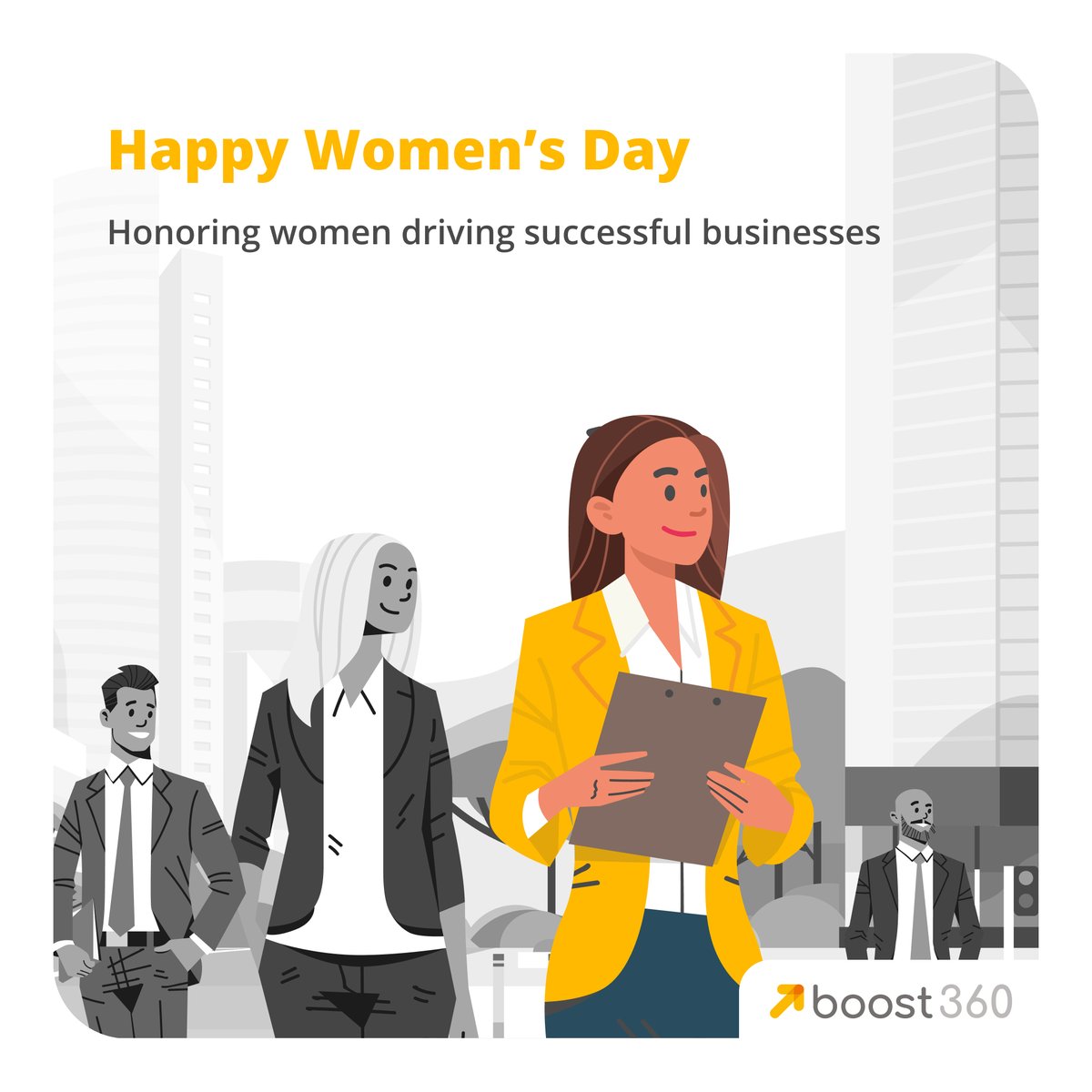 NFBoost's tweet photo. Empowering dreams, uplifting spirits! Boost 360 wishes a Happy Women's Day to all the visionary women entrepreneurs driving success and innovation in their businesses. 💪👩‍🦰✨ 
#Boost360 #WomensDay https://t.co/8EC1TectJG