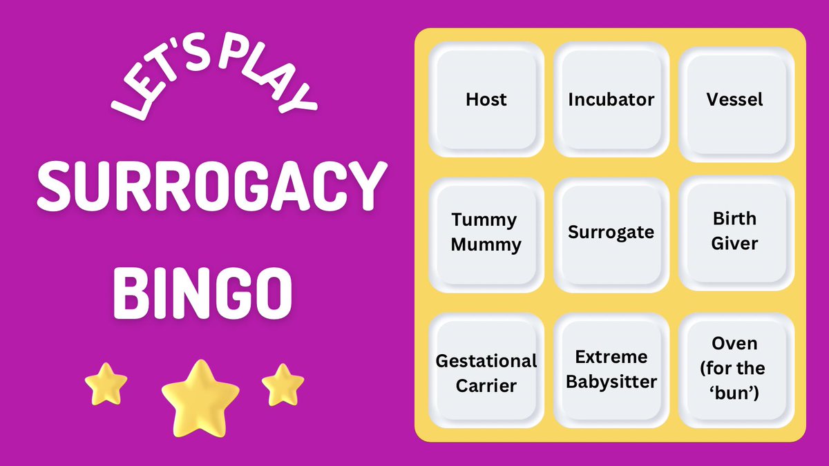 On #InternationalWomensDay2024 we need to talk about the dehumanising language in #surrogacy. 

In articles, in conversations, in academia and research studies, women are reduced to their reproductive capabilities. 

Can you see it yet? 

#WomenAreHuman 
#IWD2024 
#ThisIsNotAGame