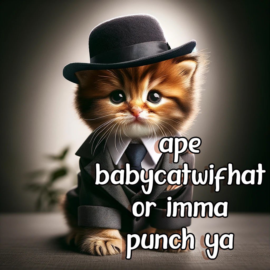 BABYCATWIFHAT tweet media