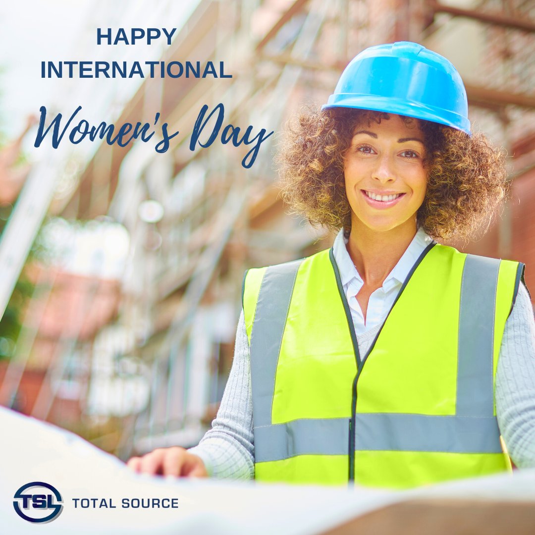 TotalSourceLtd's tweet photo. Wishing a very Happy Women's Day to all our female staff, suppliers and customers. 

#WomenInTheWorkplace #womensday2024 #totalsource https://t.co/bkbpQeIqcR