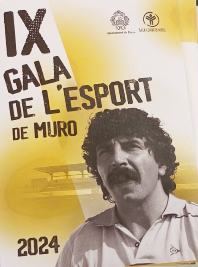 Avui es celebra la IX Gala de l’Esport a Muro i el F.C. Murenc Atlètic hi serà present ja que, l’Ajuntament de Muro donarà el Guardò al mèrit a la dedicació al sr. president, fundador del nostre club Jose Miguel Aguilo Segura. No hi podeu faltar! Serà emotiu! 🏆💙🤍